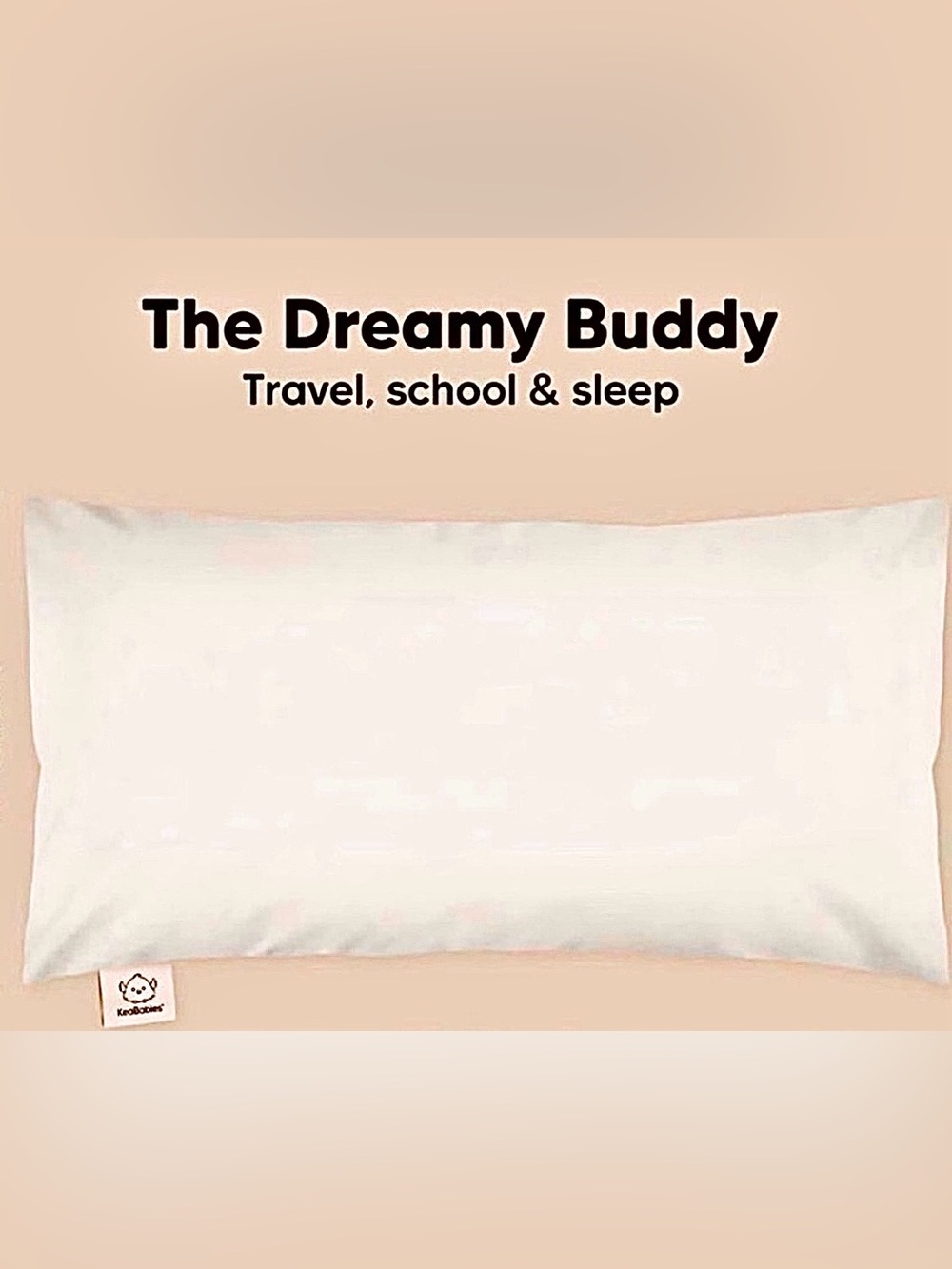NWOT The Dream Buddy Pillow & Pillowcase- Great for travel, bed, kids & filler